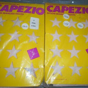 2 Pair Capezio Pink  Footed Tights- NWT